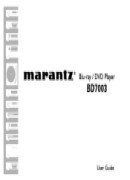 Marantz BD7003 BD7003 User Manual - Frenc