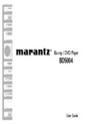 Marantz BD5004 BD5004 User Manual - Englis